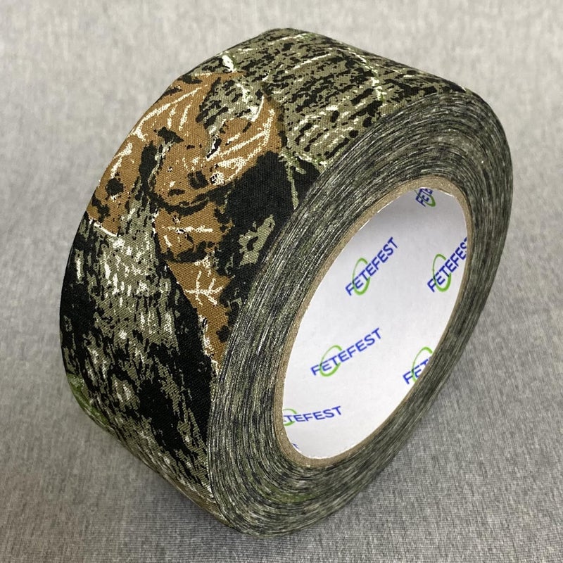 Fetefest Camo Tape Camouflage Tape No Residue, Non-Reflective 2" by 30Yard with Various Camo Patents - Image 1